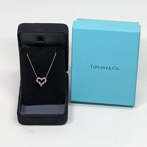 Tiffany & Co. Pink Heart Necklace